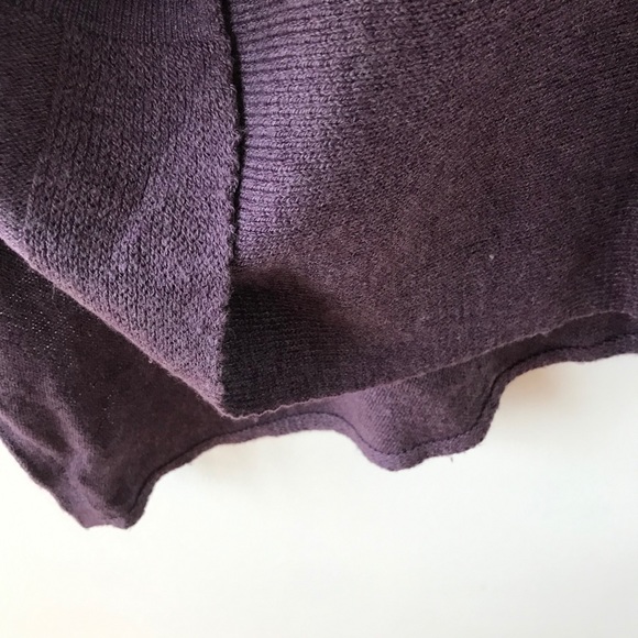 REMAIN purple knit poncho sweater - Picture 6 of 10